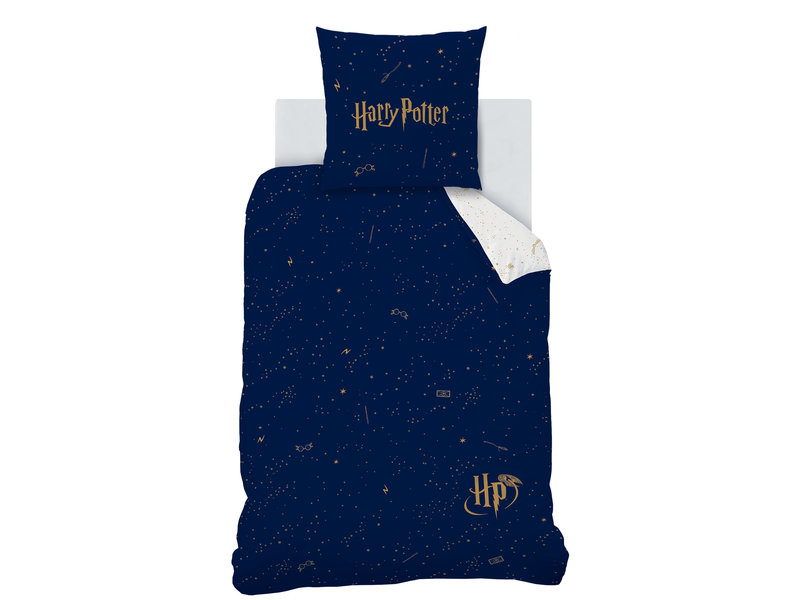 Harry Potter Dekbedovertrek Iconic - Eenpersoons - 140  x 200 cm - Katoen