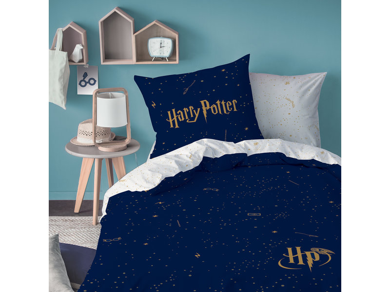Harry Potter Housse de couette Iconic - Simple - 140 x 200 cm - Coton