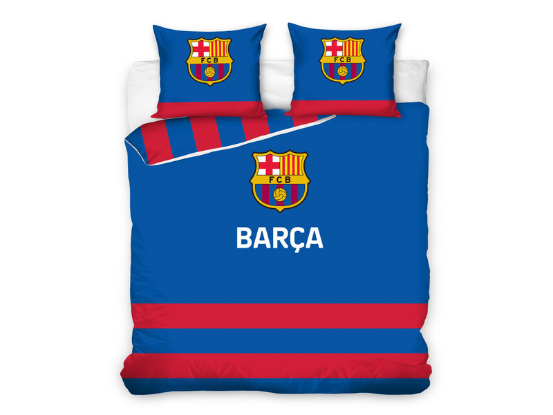 FC Barcelona Bettbezug Iconic - Lits Jumeaux - 240 x 220 cm - Baumwolle