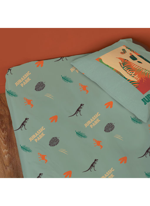 Jurassic World Fitted sheet Welcome 90 x 200 cm Cotton