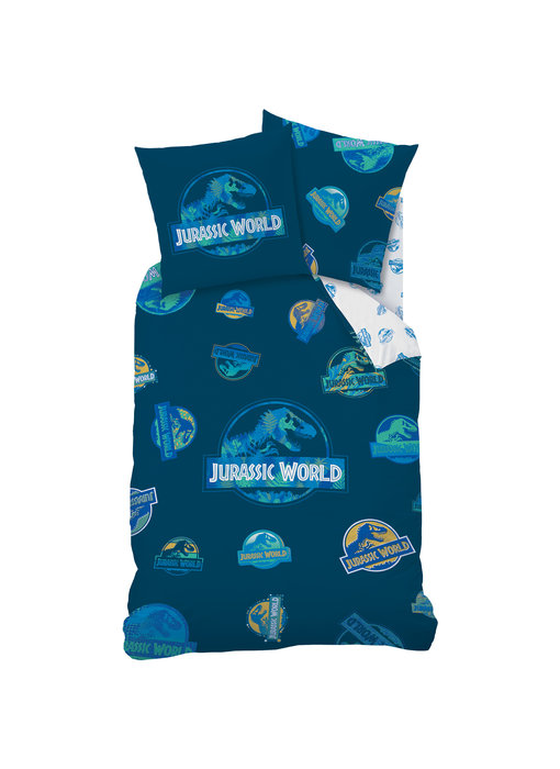 Jurassic World Duvet cover Badges 140x200cm Cotton