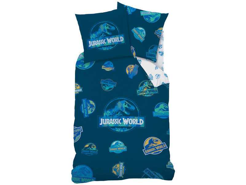 Jurassic World Duvet cover Badges - Single - 140 x 200 cm - Cotton