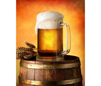 Bier Fleece blanket Beer mug 120 x 150 cm