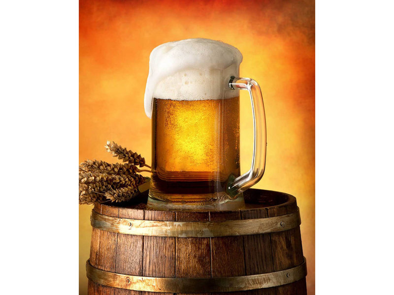 Bier Fleecedecke Bierkrug - 120 x 150 cm - Polyester