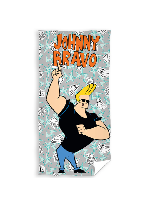 Johnny Bravo Beach towel 70 x 140 cm cotton