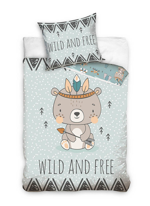 Animal Pictures Duvet cover Wild and Free 140 x 200 Cotton
