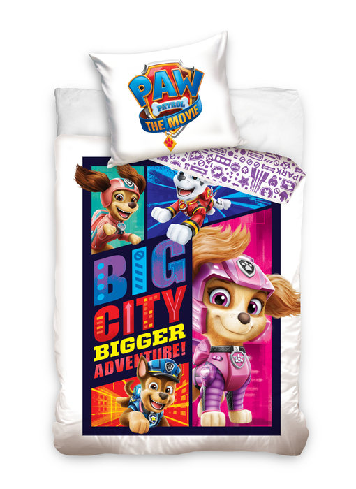 PAW Patrol Duvet cover Big City 140 x 200 + 65 x 65 cm Cotton