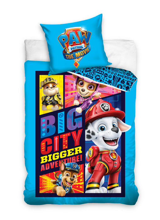 PAW Patrol Dekbedovertrek Big City 140 x 200 Katoen