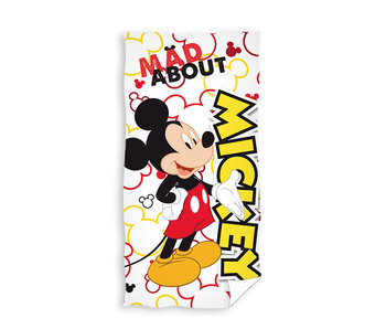 Disney Mickey Mouse Beach towel Mad About 70 x 140 cm Cotton
