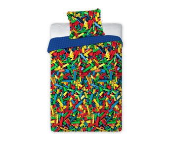 Bricks Duvet cover Colorful 140 x 200 Cotton