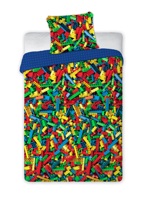 Bricks Duvet cover Colorful 140 x 200 Cotton