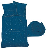 Matt & Rose Housse de couette + Drap housse Star Gaze - Simple - 140 x 200 + 90 x 200 - Coton