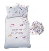 Matt & Rose Housse de couette + Drap housse Chadodo - Simple - 140 x 200 + 90 x 200 - Coton