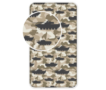 Tank Drap housse Camouflage 90 x 200 cm Coton