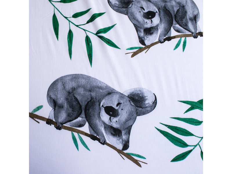 Animal Pictures  Hoeslaken Koala - Eenpersoons - 90 x 200 cm - Katoen
