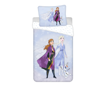 Disney Frozen Housse de couette Sœurs et Olaf 140 x 200 cm Coton