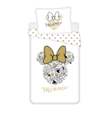 Disney Minnie Mouse Duvet cover Gold - Single - 140 x 200 cm - Cotton