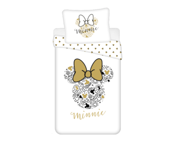 Disney Minnie Mouse Duvet cover Gold 140 x 200 cm Cotton