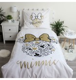 Disney Minnie Mouse Bettbezug Gold - Single - 140 x 200 cm - Baumwolle