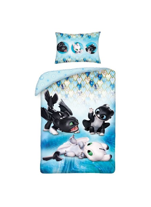 Hoe Tem je een Draak BABY Duvet cover Baby Dragon Playtime 100 x 135 cm