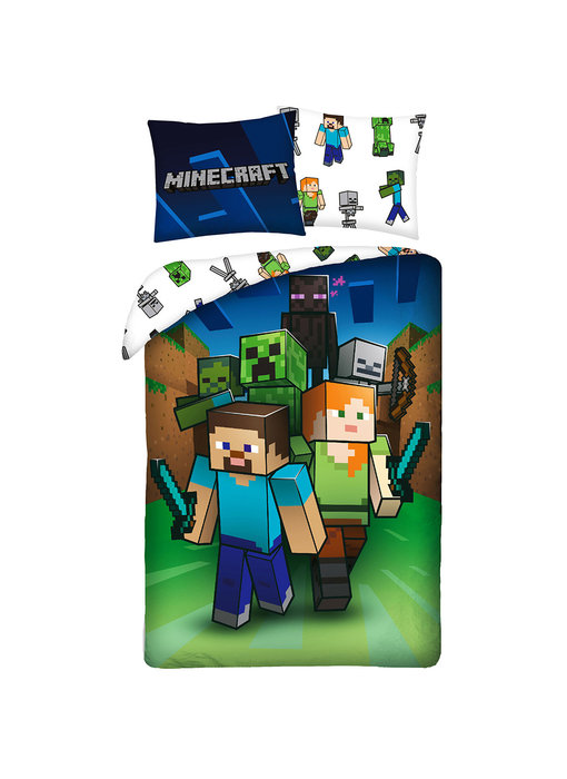 Minecraft Bettbezug Monster Hunter 140 x 200 cm Baumwolle