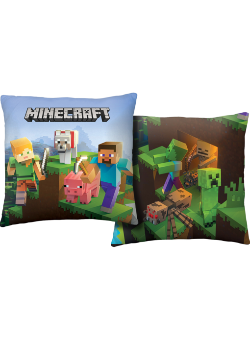 Minecraft Kussen Build 40 x 40 cm