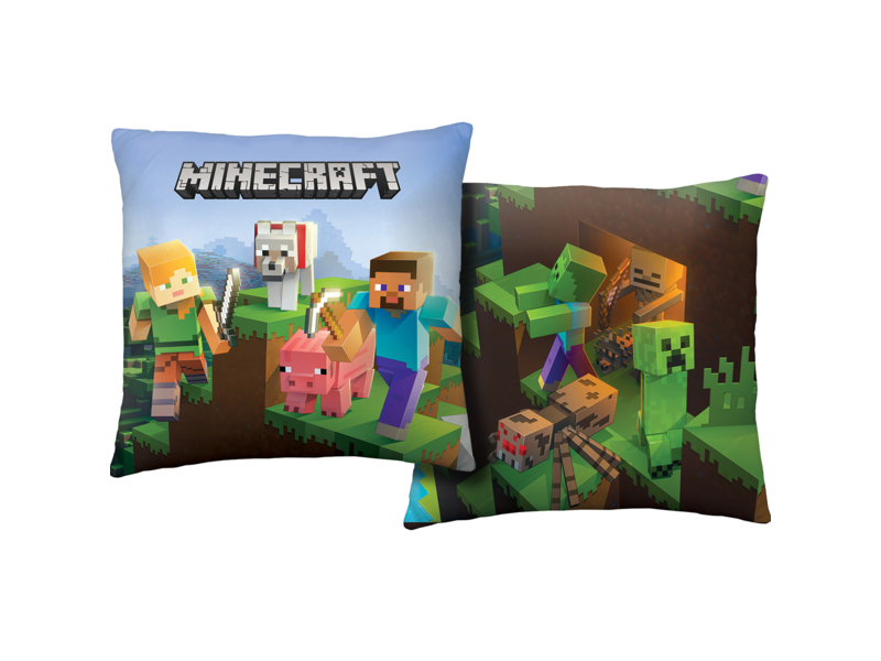 Minecraft Kissen Build - 40 x 40 cm - Polyester