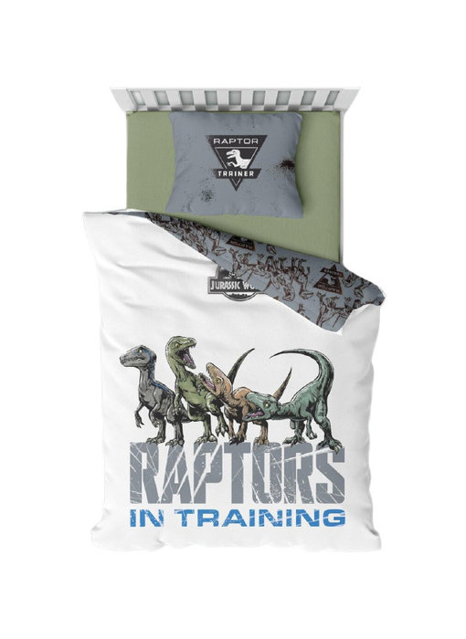 Jurassic World Duvet cover Raptors in Training 140 x 200 cm Cotton