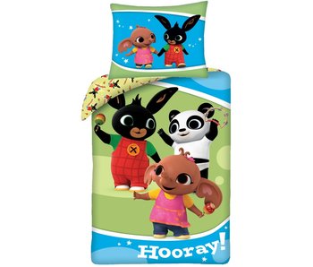 Bing Bunny Dekbedovertrek Hooray 140 x 200 cm Katoen