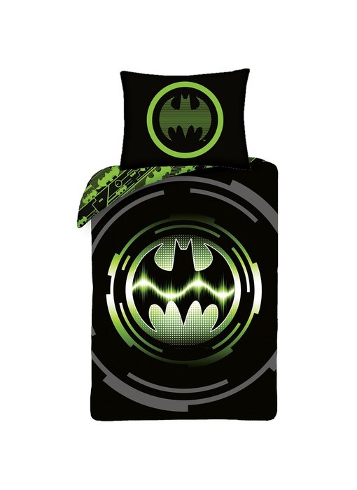 Batman Housse de couette Bat Signal 140 x 200 cm Coton