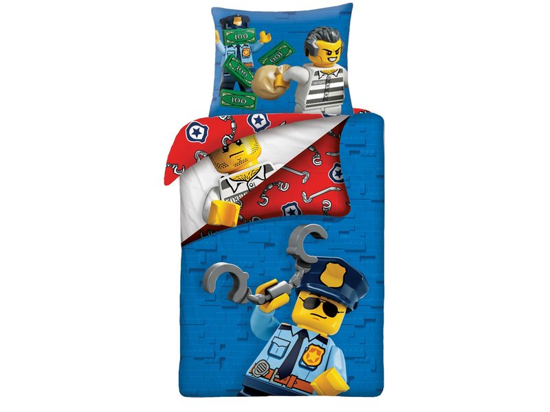 Lego Bettbezug Police - Single - 140 x 200 cm - Baumwolle