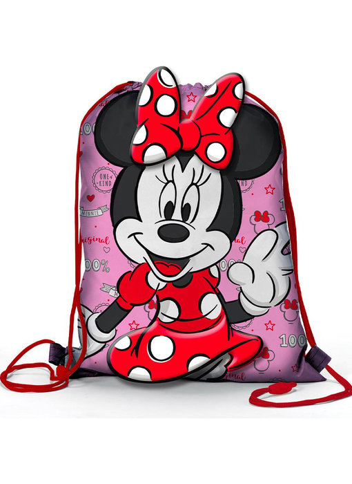 Disney Minnie Mouse Nœud de Gymbag 36,5 x 31,5 cm