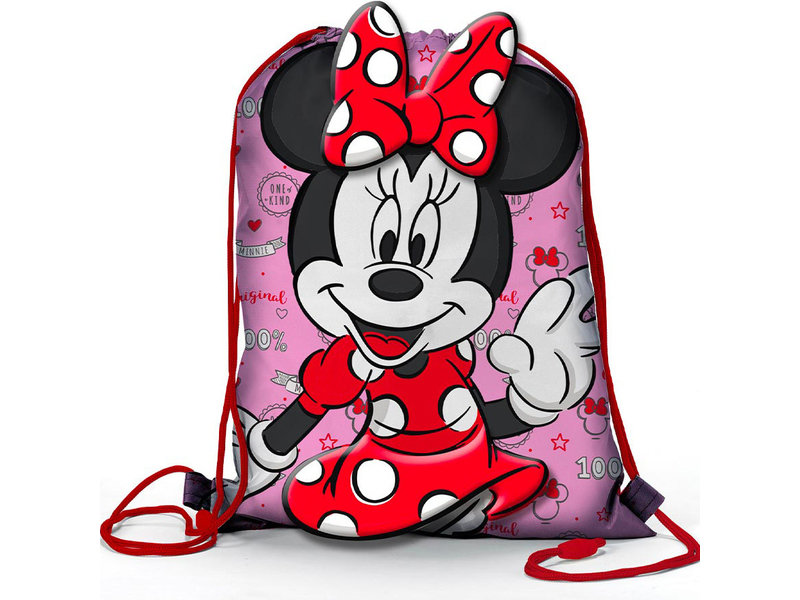 Disney Minnie Mouse Gymbag Bow - 36,5 x 31,5 cm - Polyester