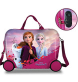 Disney Frozen Reisekoffer - 40 x 32 x 20 cm - Lila