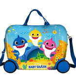 Baby Shark Reisekoffer - 40 x 32 x 20 cm - Blau