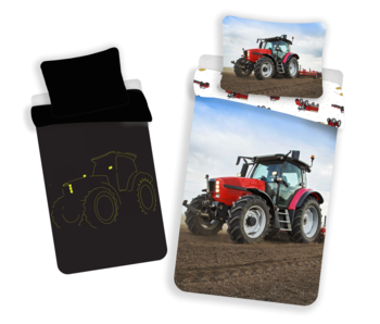 Tractor housse de couette Glow in the Dark 140 x 200 cm 70 x 90 cm Coton