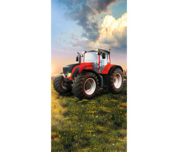 Tractor strandlaken Rood 70 x 140 cm katoen