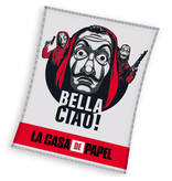 La Casa de Papel Couverture polaire Bella Ciao - 150 x 200 cm - Polyester