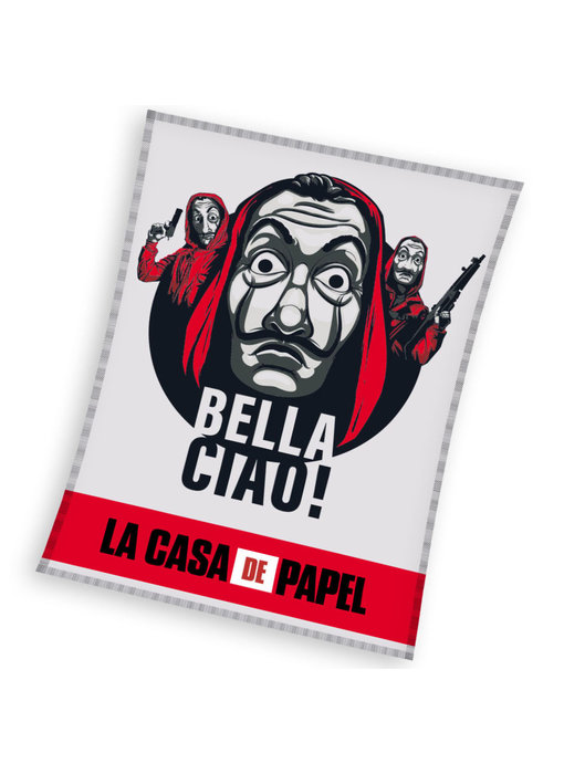 La Casa de Papel Fleece blanket Bella Ciao 150 x 200 cm