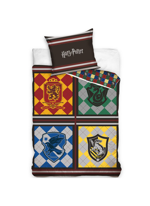 Harry Potter Bettbezug Schule 140 x 200 Baumwolle