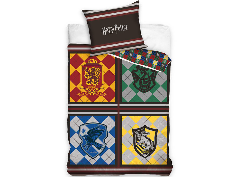 Harry Potter Duvet cover School - Single - 140 x 200 cm - Cotton