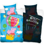 Peppa Pig Housse de couette Big Balloon - Simple - 140 x 200 - Coton