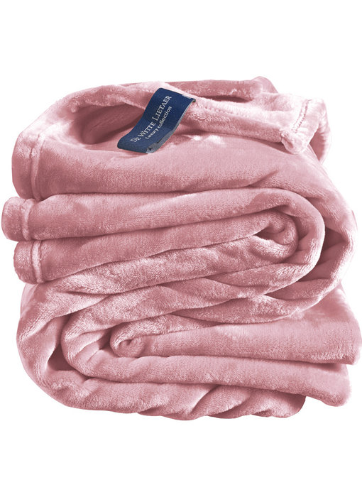 De Witte Lietaer Fleece blanket Cosy Dusty Rose 150 x 200 cm