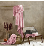 De Witte Lietaer Fleece deken Cosy Dusty Rose - 150 x 200 cm - Roze