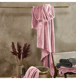 De Witte Lietaer Fleecedecke Cosy Dusty Rose - 150 x 200 cm - Pink