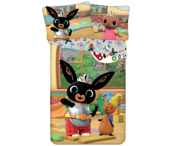 Bing Bunny dekbedovertrek Flop en Sula  140 x 200 cm 70 x 90 cm Katoen