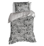 De Witte Lietaer Bettbezug Zebra Creme - Single - 140 x 200/220 cm - Baumwollflanell