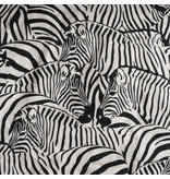 De Witte Lietaer Bettbezug Zebra Creme - Single - 140 x 200/220 cm - Baumwollflanell