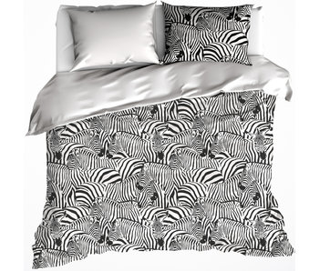 De Witte Lietaer Duvet cover Zebra Cream 260 x 240 cm Cotton Flannel