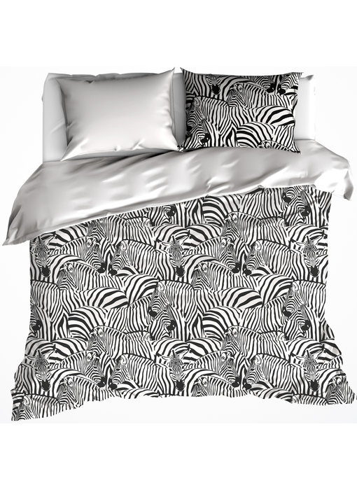 De Witte Lietaer Bettbezug Zebra Creme 260 x 240 cm Baumwollflanell